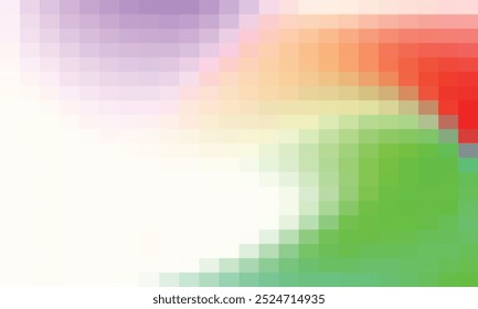Vector abstract and colorful pixel background