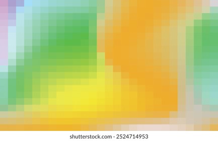 Vector abstract and colorful pixel background