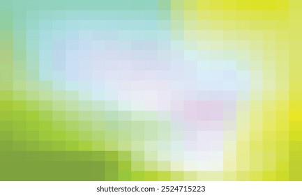Vector abstract and colorful pixel background