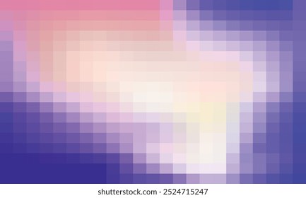 Vector abstract and colorful pixel background