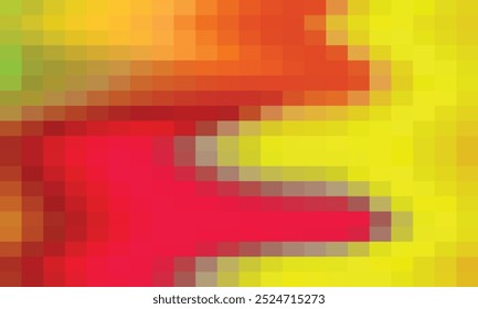Vector abstract and colorful pixel background