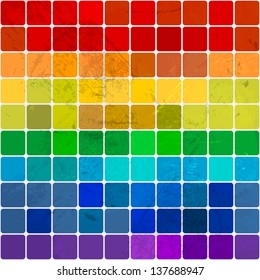 Vector abstract colorful rainbow mosaic background