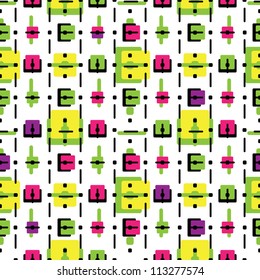 vector abstract colorful seamless pattern background