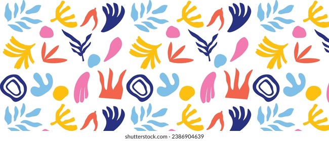 Vector abstract colorful seamless pattern background