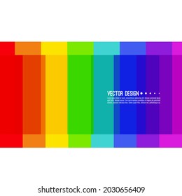 Vector abstract colorful spectrum background. Rainbow vertical colored stripes