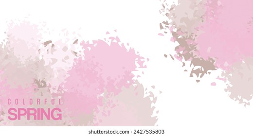 Vektor Abstrakte bunte Frühling Hintergrund Design, Einladungskarte Hintergrund Vorlage, Wasserfarbe Nass Waschspritzen