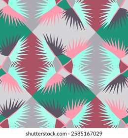 Vector - abstract colorful squares
seamless pattern.
