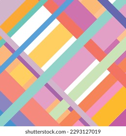 Vector abstract colorful stripes background template