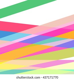 Vector abstract colorful stripes background template