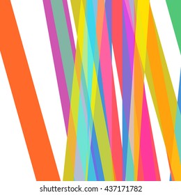 Vector abstract colorful stripes background template