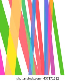 Vector abstract colorful stripes background template
