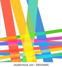 Vector abstract colorful stripes background template