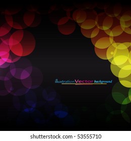 Vector Resumen de papel pintado colorido.