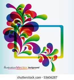 Vector Abstract colorful wallpaper.