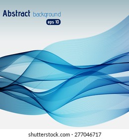 Vector abstract colorful waves background