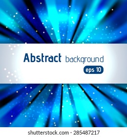 Vector abstract colorful waves background