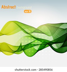 Vector abstract colorful waves background