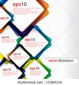 Fondo de diseño web colorido abstracto vectorial - eps10