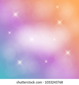 Vector abstract colorfull circle with Festive background with blur bokeh and defocused light effect.- eps10