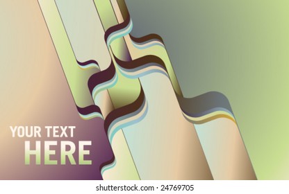 VECTOR Abstract colourful composition for the insertion of text and info - use in web / print.
