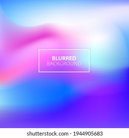 Vector Abstract colourful Gradient mesh blurred background. Design for banner or post.