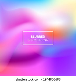 Vector Abstract colourful Gradient mesh blurred background. Design for banner or post.