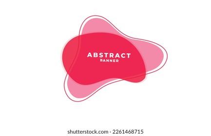 diseño de banner moderno de marcos de colores abstractos vectoriales 2023