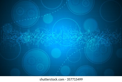 vector abstract communication technology innovation working concept background