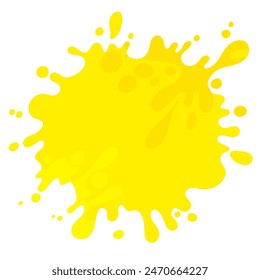 Vector abstract complex shape, fluid blotch spot image as template for background. Dynamical colored rounded backdrop.