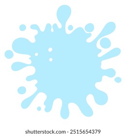 Vector abstract complex shape, fluid blotch spot image as template for background. Dynamical colored rounded backdrop.