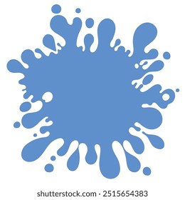Vector abstract complex shape, fluid blotch spot image as template for background. Dynamical colored rounded backdrop.