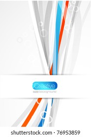 Vector abstract composition