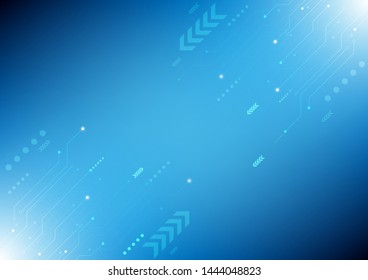 vector abstract computer circuit High-tech technology background.