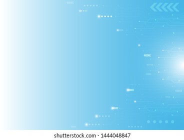 vector abstract computer circuit High-tech technology background.