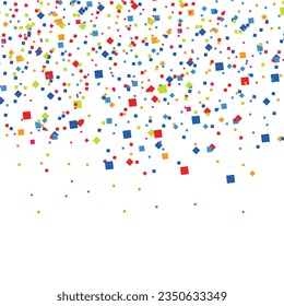 Vector abstract confetti celebration background.