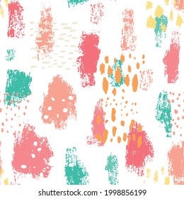 Vector abstracto patrón contemporáneo transparente brillante cepillo de color verano