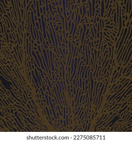 Vector abstract coral texture isolated illustration