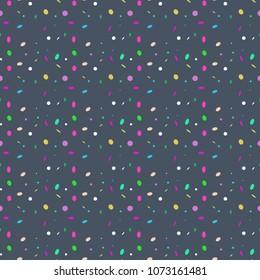 Vector abstract crazy circles seamless pattern background