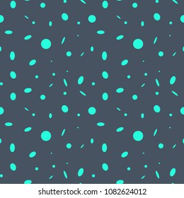 Vector abstract crazy circles seamless pattern background