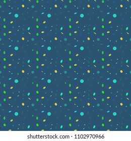 Vector abstract crazy circles seamless pattern background