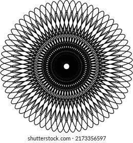 Vector abstract created using circles