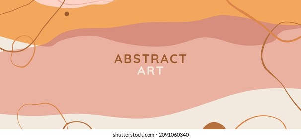 Vector abstract creative background in minimal trendy style with copy space for text - design template for social media posts and stories - simple, stylish and minimal wallpaper design