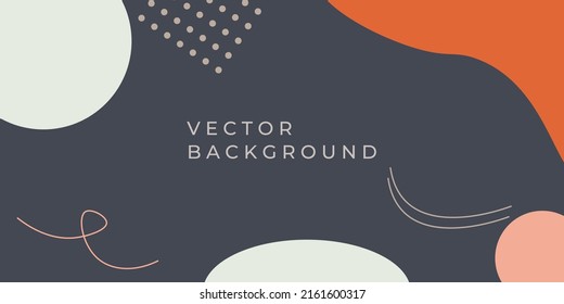 Vector abstract creative backgrounds in minimal trendy style - templates simple, stylish and minimal designs