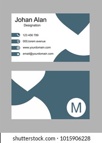 Vector abstract creative business card