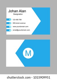 Vector abstract creative business card