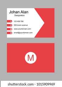Vector abstract creative business card