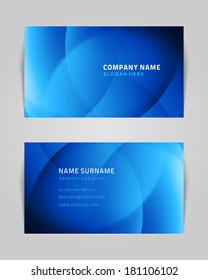 Plantilla de diseño de tarjetas de negocio creativas abstractas de vectores. Antecedentes tecnológicos. 