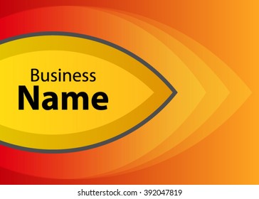 Vector abstract creative business card. Modern, simple & luxury standard business card design with sharp corners. Abstract business background - vector