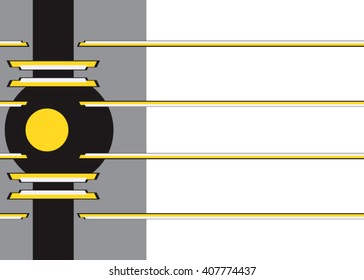 Vector abstract creative business card. Modern, simple & luxury standard business card design with sharp corners. Abstract business background - vector