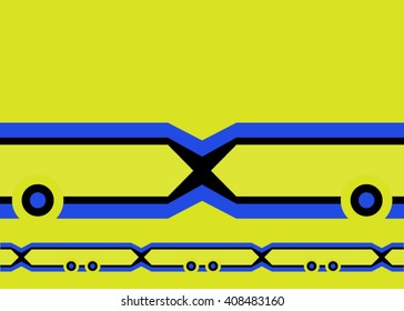 Vector abstract creative business card. Modern, simple & luxury standard business card design with sharp corners. Abstract business background - vector